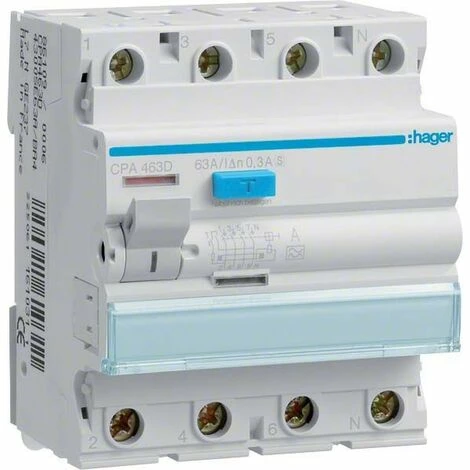 Am billigsten ???? Hager FI-Schutzschalter CPA463D ⭐ 1 Am billigsten ???? Hager FI-Schutzschalter CPA463D ⭐