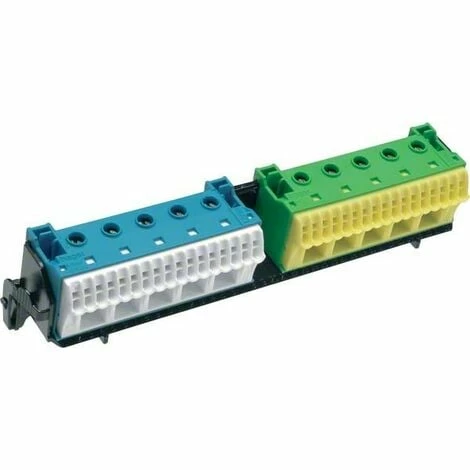 Aktion ???? Hager PE/N-Klemme M.Träger FZ383 ✔️ 1 Aktion ???? Hager PE/N-Klemme M.Träger FZ383 ✔️