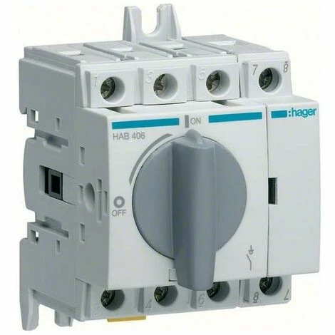 Billig ???? Hager Lasttrennschalter HAB406 ???? 1 Billig ???? Hager Lasttrennschalter HAB406 ????