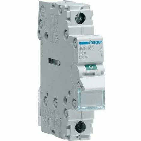 Schlussverkauf ???? Hager Ausschalter SBN163 ???? 1 Schlussverkauf ???? Hager Ausschalter SBN163 ????