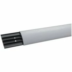 Bestpreis ⌛ 2 Meter Hager Aufbodenkanal SL, PVC, Mit 4 Kammern, 17 X 75 X 2.000 Mm, Steingrau ????